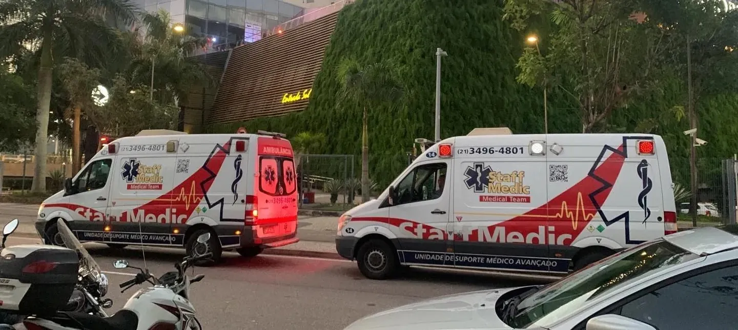 Ambulância UTI Móvel da Staff Medic disponível 24h no Rio de Janeiro